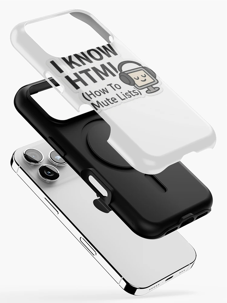 Thumbnail 2 of 4, iPhone Case, HTML designed and sold by NathsCustoms.
