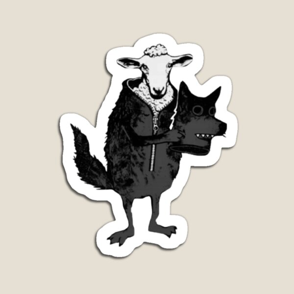 Item preview, Pegatina del meme de la oveja designed and sold by CogitoDesign.