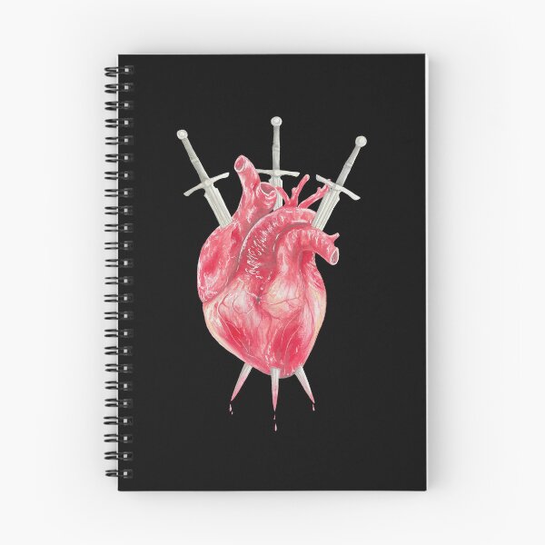 Item preview, Three of Swords designed and sold by Rookmaven.