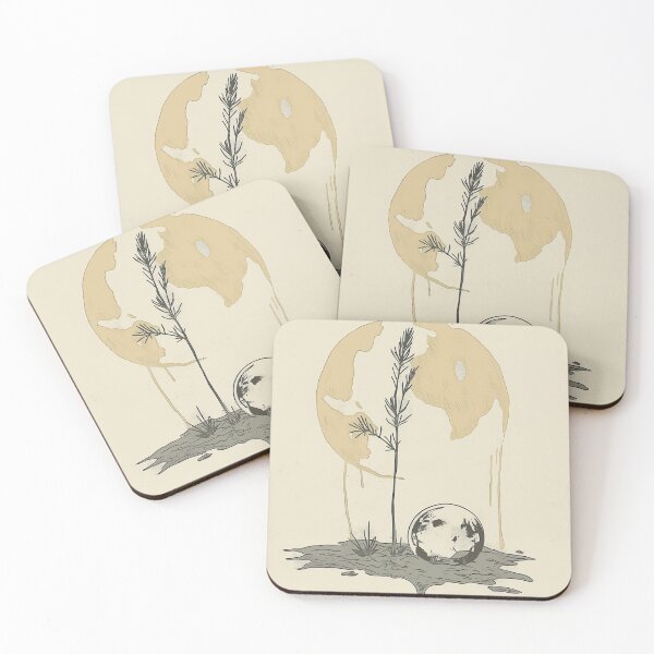 Item preview, Abstract Botanical Serenity – Earth & Smoke designed and sold by fadiabb87.