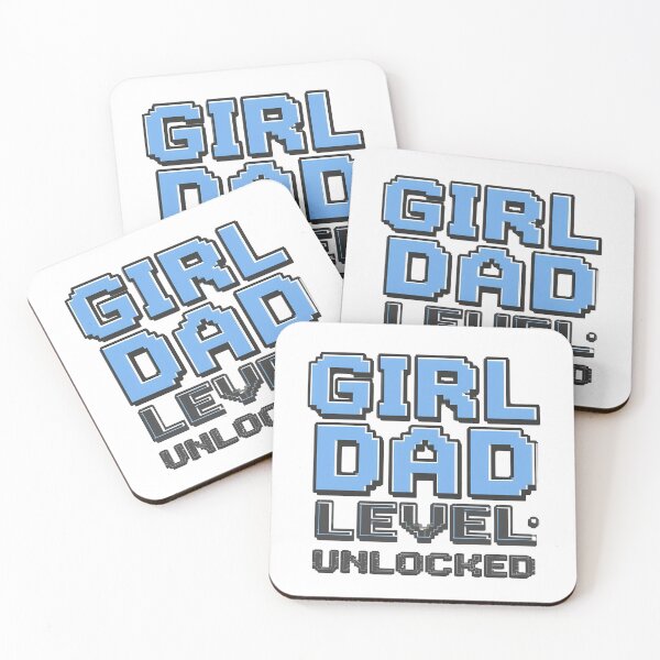 Item preview, Girl Dad Level: Unlocked T-Shirt | New Dad Gift | Gamer Dad Baby Announcement Tee designed and sold by GAIDREDA.