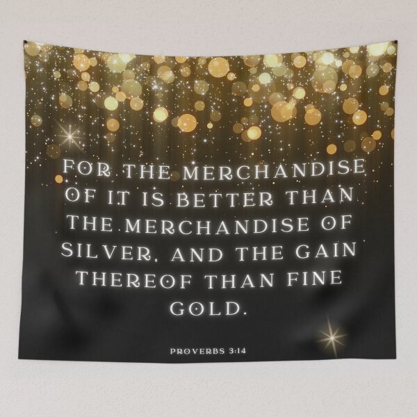 Item preview, Proverbs 3:14 designed and sold by Undonemadenew.