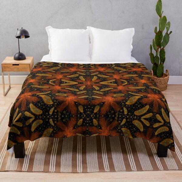 Item preview, Autumn Bloom Cosmos – Rust & Gold Floral Energy designed and sold by PrarthanaA.