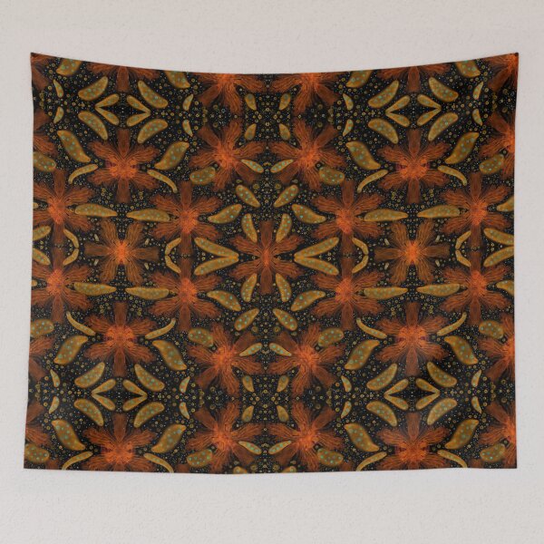 Item preview, Autumn Bloom Cosmos – Rust & Gold Floral Energy designed and sold by PrarthanaA.