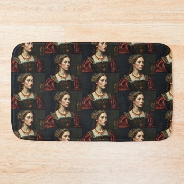 Item preview, Tudor Era Courtier woman in a beautiful period dress portrait art designed and sold by Vintage Designs +.