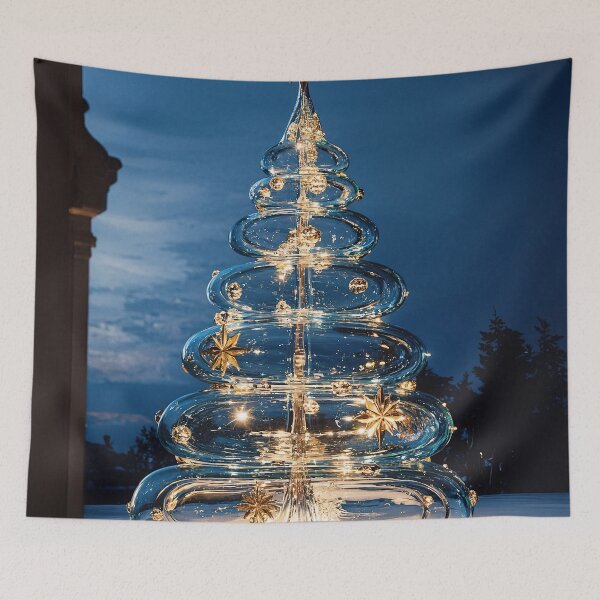 Item preview, Crystal Glass Christmas Tree designed and sold by yinyuecreation.
