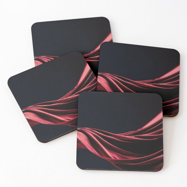 Item preview, Flowing red silk fabric in motion designed and sold by anytka.
