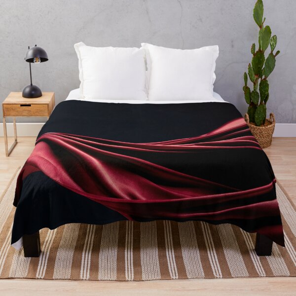 Item preview, Flowing red silk fabric in motion designed and sold by anytka.