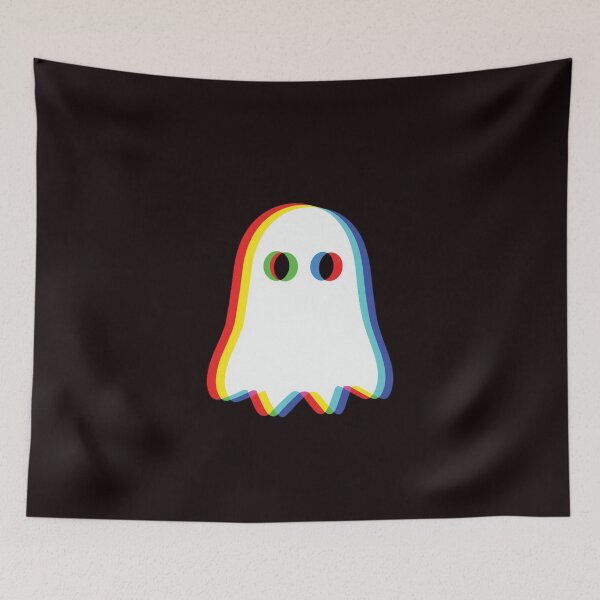 Item preview, Ghost Trippy Vaporwave Halloween Techno designed and sold by andromeda-redd.
