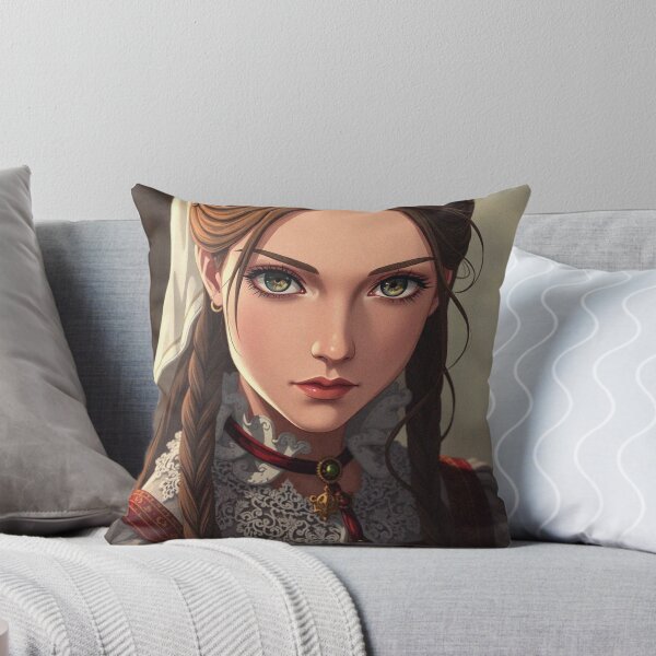 Item preview, udor Era Courtier woman in a beautiful period dress portrait art designed and sold by Vintage Designs +.