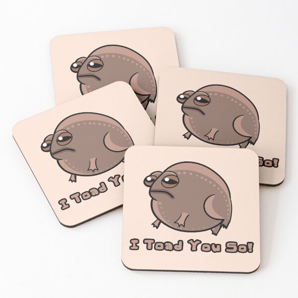 Item preview, Funny toad quote - Silly Cartoon Toad design designed and sold by SolarWayfarer.