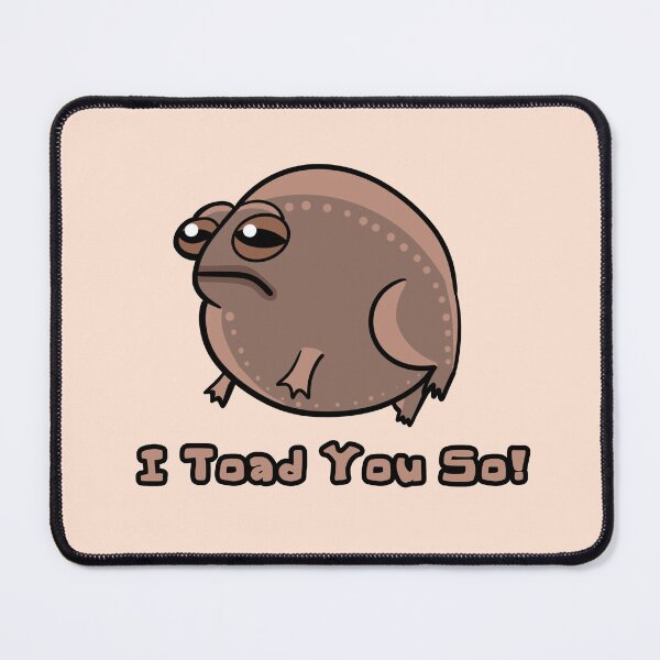 Item preview, Funny toad quote - Silly Cartoon Toad design designed and sold by SolarWayfarer.