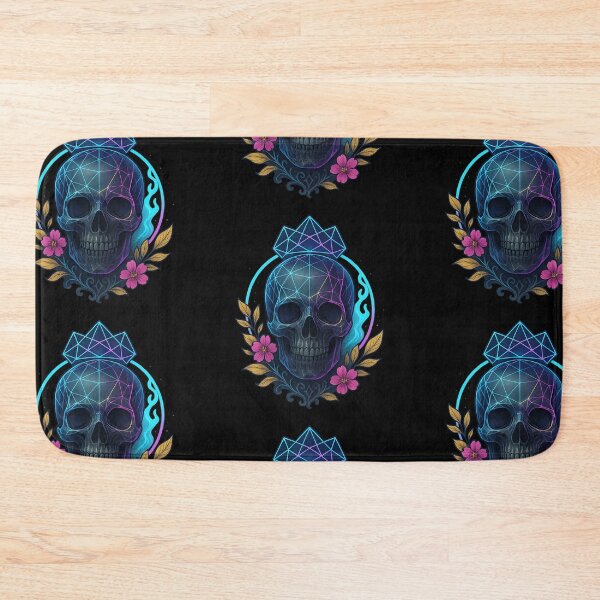 Item preview, Geometric skull with glowing crown designed and sold by LaNadaYFundante.
