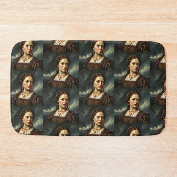 Item preview, Tudor Era Courtier woman in a beautiful period dress portrait art designed and sold by Vintage Designs +.