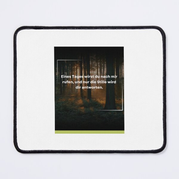 Item preview, “One day – a literary saying about silence” designed and sold by OlaahWords.
