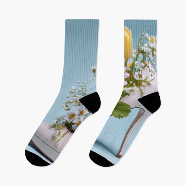 Item preview, High heel shoe filled with flowers designed and sold by anytka.