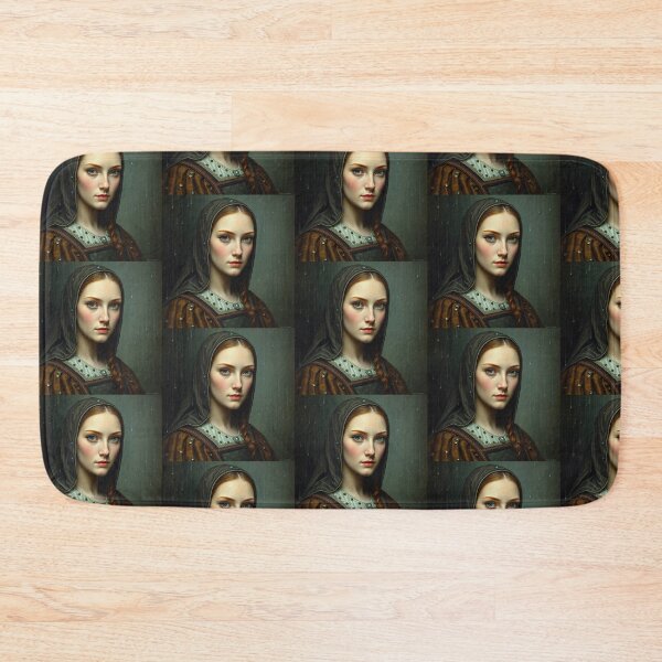Item preview, Tudor Era Courtier woman in a beautiful period dress portrait art designed and sold by Vintage Designs +.