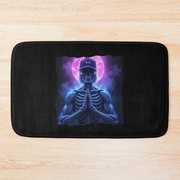 Item preview, skeleton standing in a Hindustani prayer pose designed and sold by OhmAuraArt.