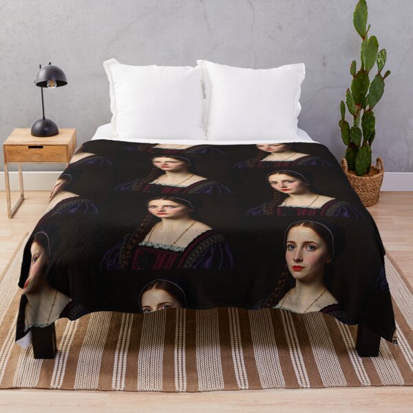 Item preview, Tudor Era Courtier woman in a beautiful period dress portrait art designed and sold by Vintage Designs +.