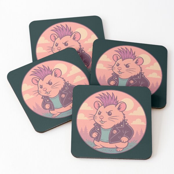 Item preview, Punk Rock Hamster designed and sold by Planetporridge.
