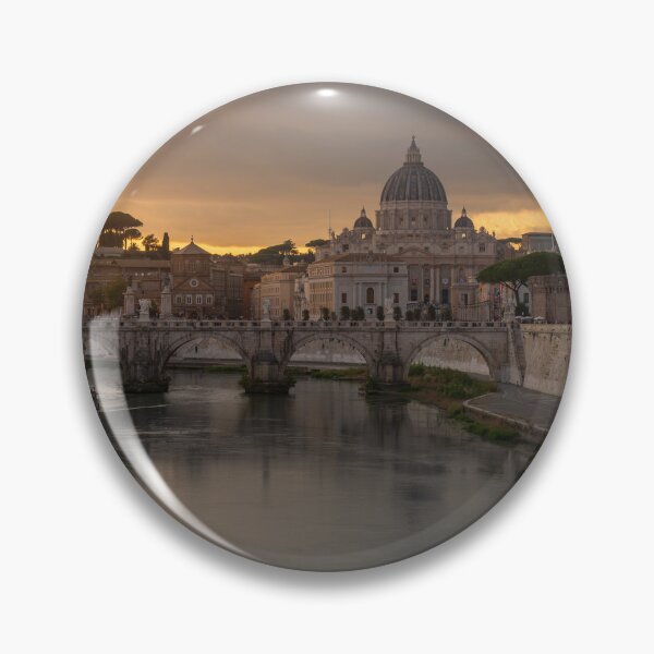 Item preview, Sunset Over St. Peter's Basilica, Rome designed and sold by Kasia Design.