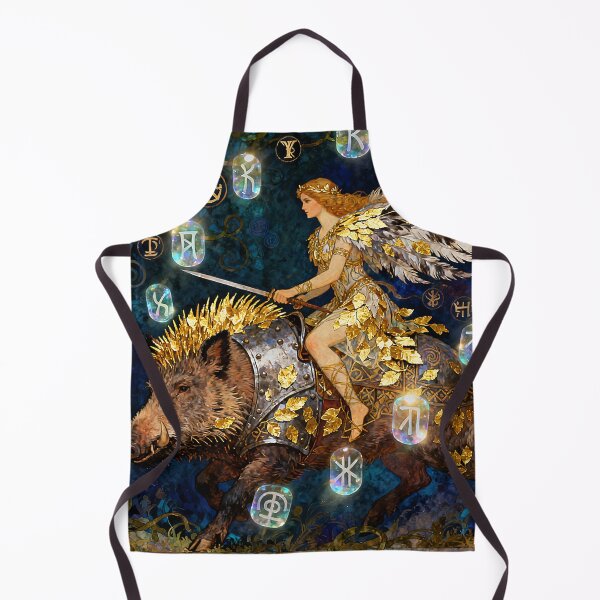Item preview, The Golden Boar of Freya | Celtic & Norse Mythology Art designed and sold by Stoneflower-Art.