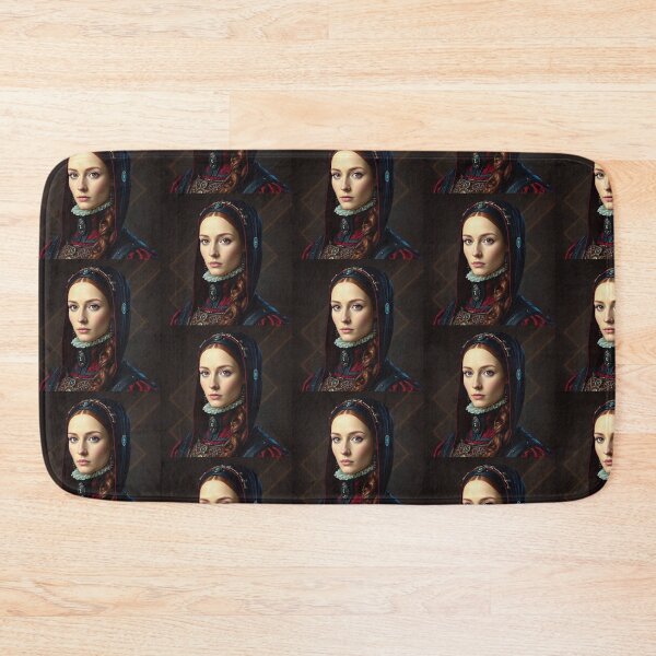 Item preview, Tudor Era Courtier woman in a beautiful period dress portrait art designed and sold by Vintage Designs +.