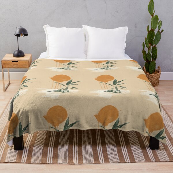 Item preview, Boho Botanical Sunrise – Minimalist Nature Art designed and sold by fadiabb87.