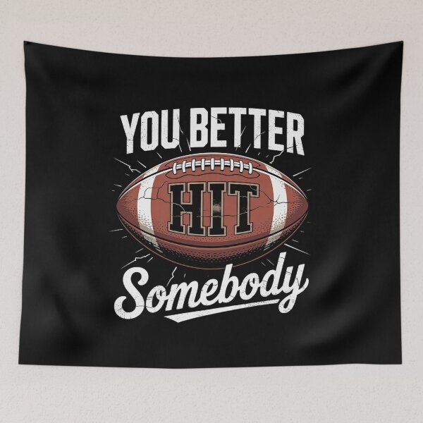 Item preview, You Better Hit Somebody Game Day Football Season For Moms  designed and sold by Belkisallen.