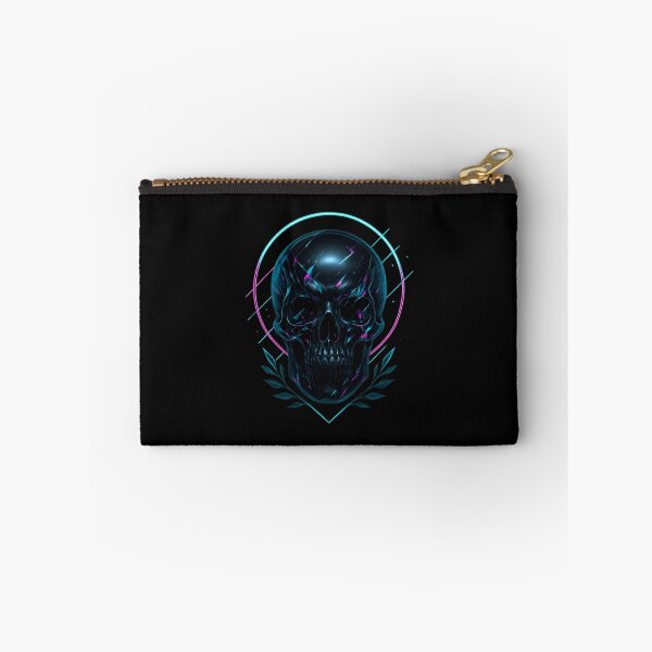 Item preview, Black neon skull in pink and cyan designed and sold by LaNadaYFundante.