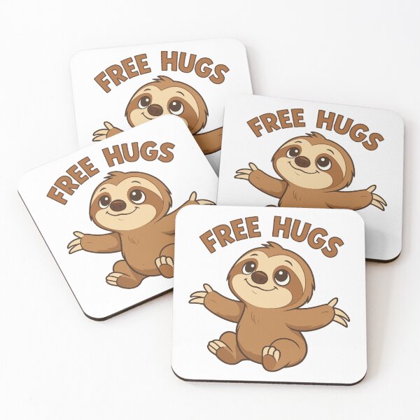 Item preview, Cute sloth, free hugs gift designed and sold by Pineapple-Tree.