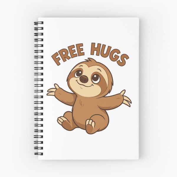 Item preview, Cute sloth, free hugs gift designed and sold by Pineapple-Tree.