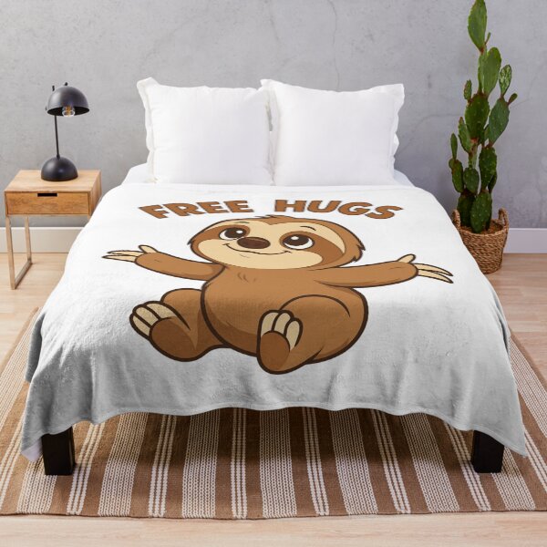 Item preview, Cute sloth, free hugs gift designed and sold by Pineapple-Tree.