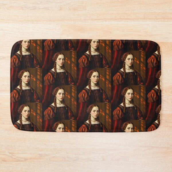Item preview, Tudor Era Courtier woman in a beautiful period dress portrait art designed and sold by Vintage Designs +.