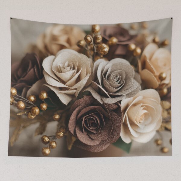 Item preview, Beautiful paper flowers in a vase designed and sold by anytka.