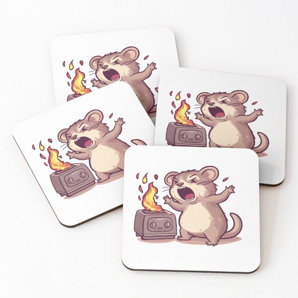 Item preview, Angry rodent burned the toaster designed and sold by DigitalArtKiosk.
