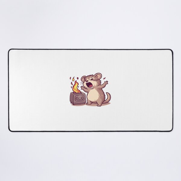 Item preview, Angry rodent burned the toaster designed and sold by DigitalArtKiosk.