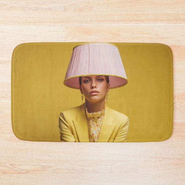 Item preview, Model poses with lampshade designed and sold by anytka.