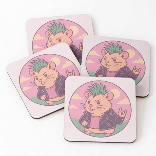 Item preview, Cute Punk Rock Hamster designed and sold by Planetporridge.