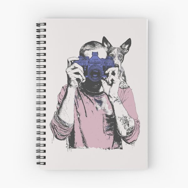 Item preview, Photographer with Dog – Artistic Camera Moment designed and sold by Mystikos Art.