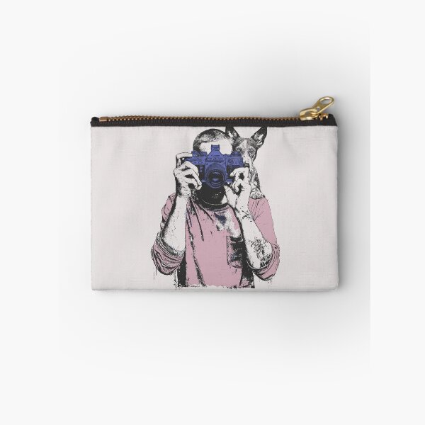 Item preview, Photographer with Dog – Artistic Camera Moment designed and sold by Mystikos Art.