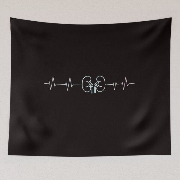 Item preview, Kidney Heartbeat, Nephrology Nurse Gift, Renal Doctor, Medical Graphic Top, Healthcare Worker Appreciation  designed and sold by DesignDenDo ⭐⭐⭐⭐⭐.