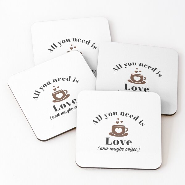 Item preview, All You Need is Love and coffee designed and sold by DakotaValkyrie.