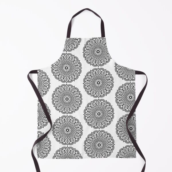 Item preview, Black & white flower mandala designed and sold by Gradasdaughter.