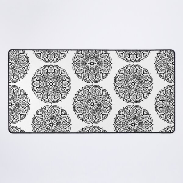 Item preview, Black & white flower mandala designed and sold by Gradasdaughter.