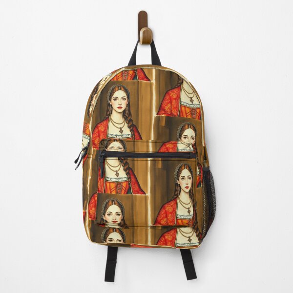Artikelvorschau, Porträt einer Höflingin aus der Tudorzeit in einem wunderschönen historischen Kleid entworfen und verkauft von Vintage Designs +.