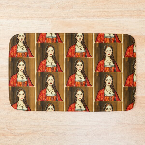 Item preview,  Tudor Era Courtier woman in a beautiful period dress portrait art designed and sold by Vintage Designs +.