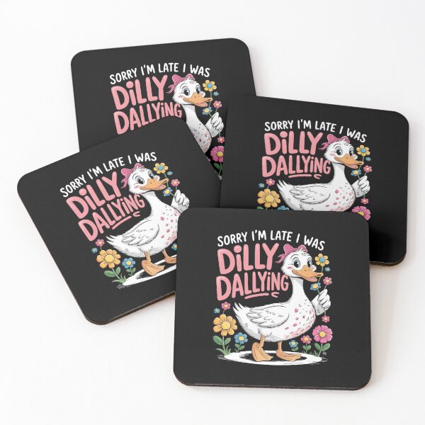 Item preview, Sorry I'm Late I Was Dilly Dallying Mama Goose Mother's Day designed and sold by AnixieArtFun.