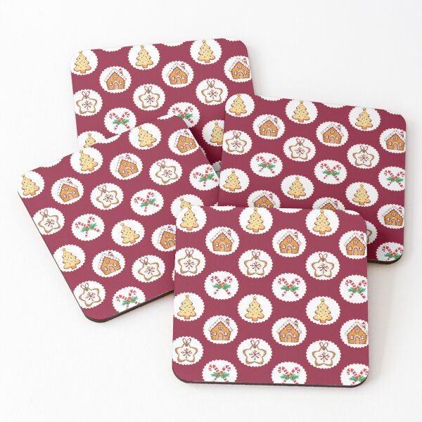 Item preview, Christmas Cookies and Candy Cane Print Gingerbread house Christmas Tree designed and sold by bestggraphico.