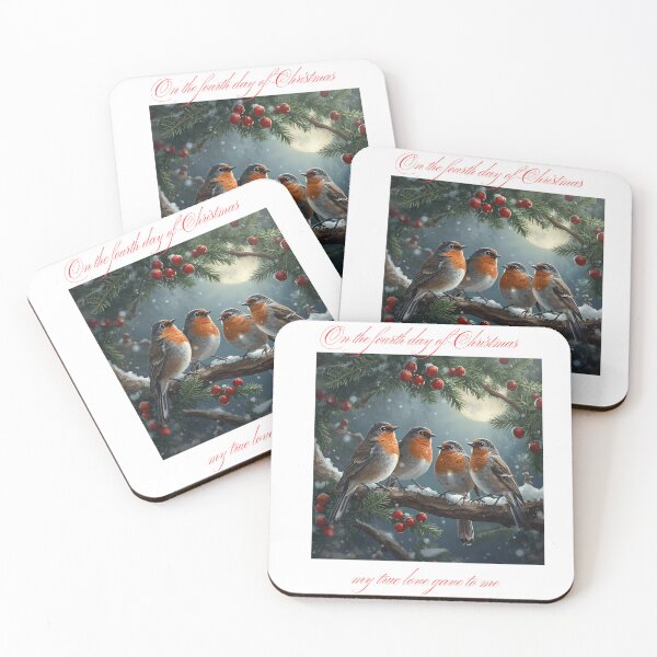 Item preview, On the Fourth Day of Christmas, Calling Birds designed and sold by Lisie24.